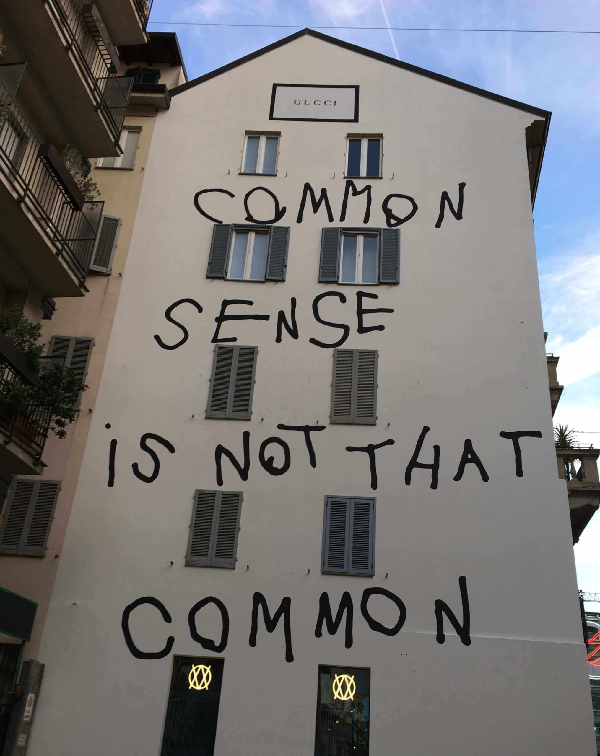 Common Sense is not that common