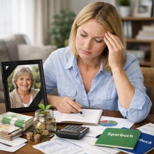 geerbtes Geld sinnvoll anlegen - Tochter mit Finanzunterlagen - vermoegenundzukunft